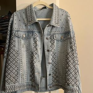 Studded Akira Jean Jacket